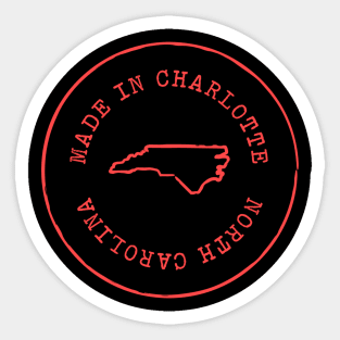 Made in North Carolina T-Shirt Sticker